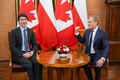 Premier Kanady Justin Trudeau z wizytą w Polsce