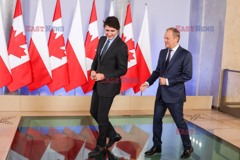 Premier Kanady Justin Trudeau z wizytą w Polsce