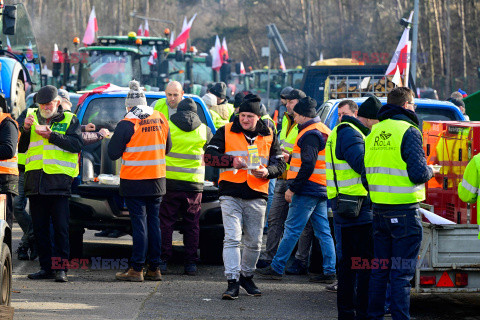 Nadgraniczna blokada polskich rolników