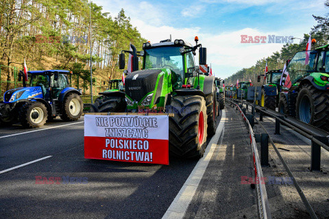 Nadgraniczna blokada polskich rolników