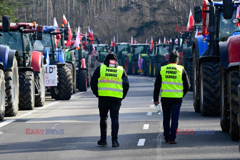 Nadgraniczna blokada polskich rolników