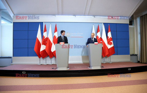 Premier Kanady Justin Trudeau z wizytą w Polsce