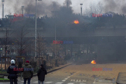 Protest rolników w Brukseli