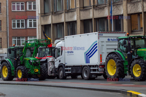 Protest rolników w Brukseli