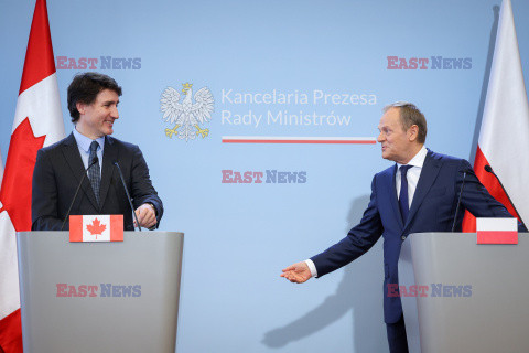 Premier Kanady Justin Trudeau z wizytą w Polsce