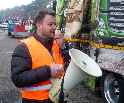 Rolnicy blokują przejście graniczne w Świecku