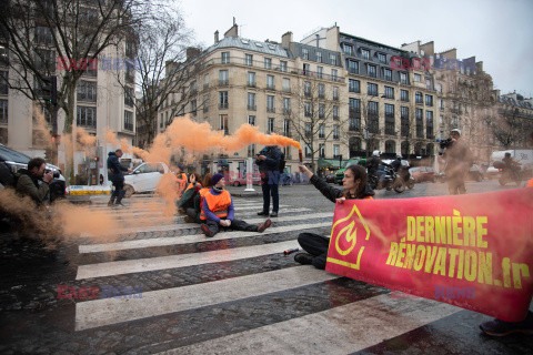 Protest klimatyczny w Paryżu