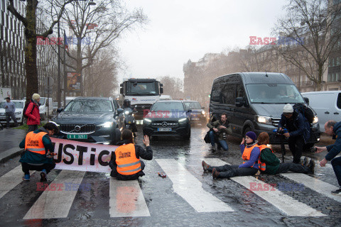 Protest klimatyczny w Paryżu