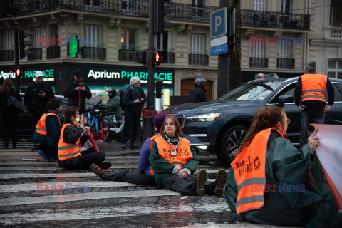 Protest klimatyczny w Paryżu