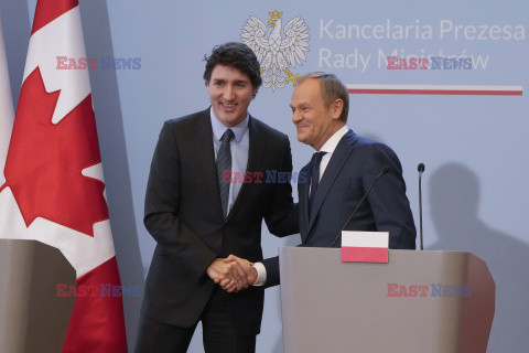 Premier Kanady Justin Trudeau z wizytą w Polsce