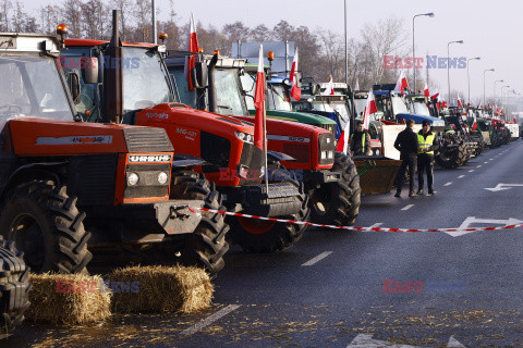 Protest rolników w Warszawie