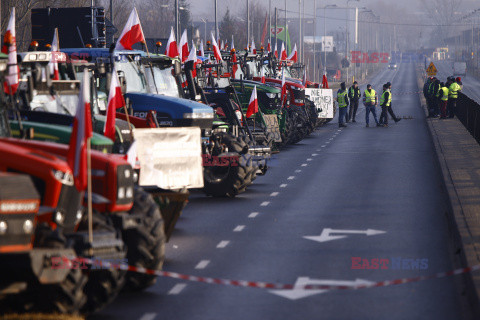 Protest rolników w Warszawie