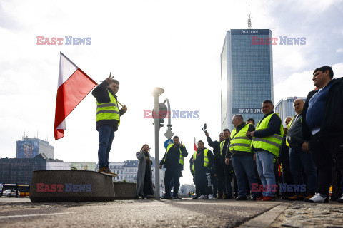 Protest rolników w Warszawie