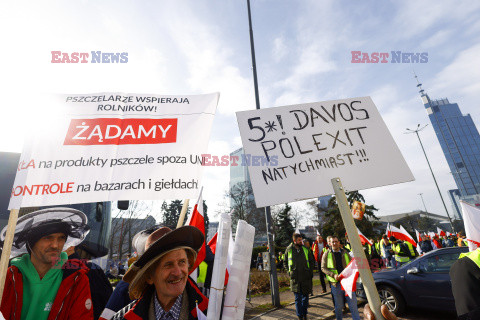 Protest rolników w Warszawie