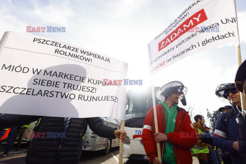 Protest rolników w Warszawie