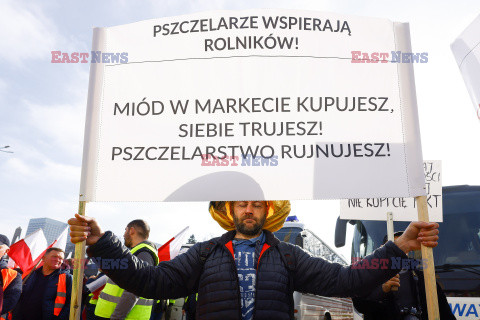 Protest rolników w Warszawie