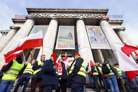 Protest rolników w Warszawie