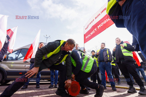 Protest rolników w Warszawie