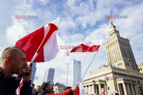 Protest rolników w Warszawie