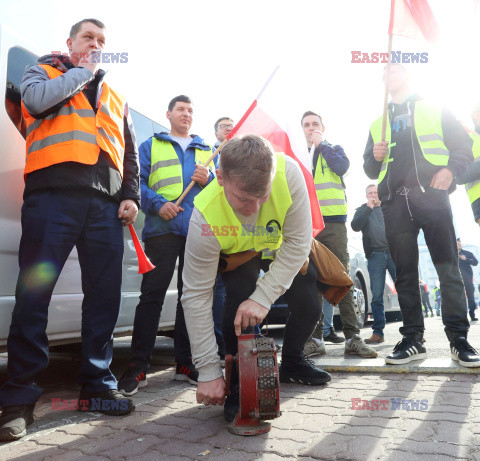 Protest rolników w Warszawie