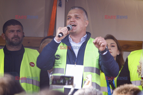 Protest rolników w Warszawie