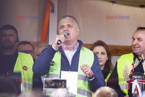 Protest rolników w Warszawie