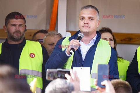 Protest rolników w Warszawie