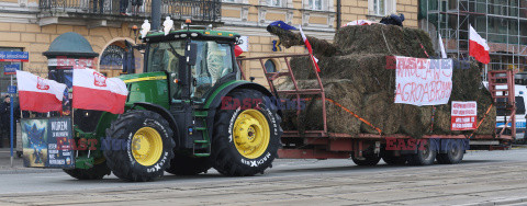 Protest rolników w Warszawie