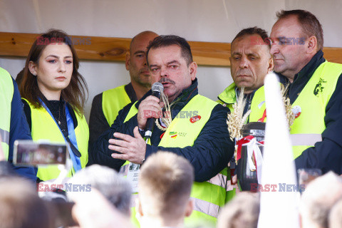 Protest rolników w Warszawie