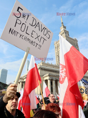 Protest rolników w Warszawie