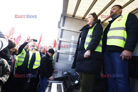 Protest rolników w Warszawie