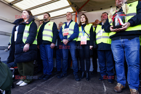 Protest rolników w Warszawie