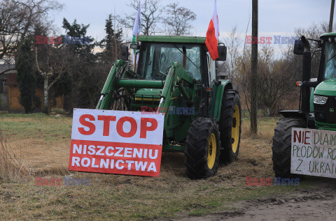 Protest rolników w Warszawie