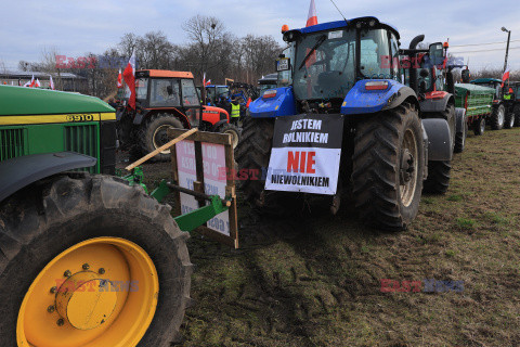 Protest rolników w Warszawie