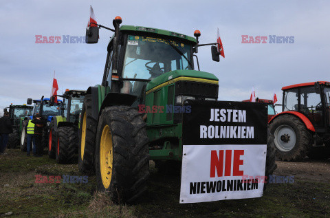 Protest rolników w Warszawie