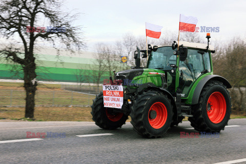 Protest rolników w Warszawie