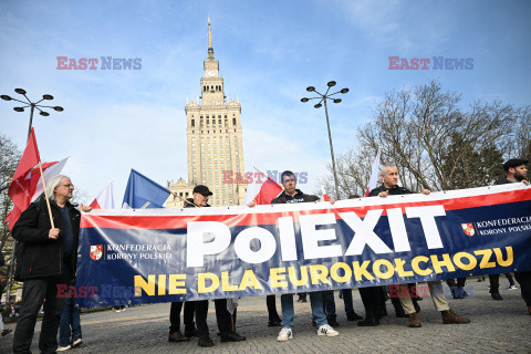 Protest rolników w Warszawie