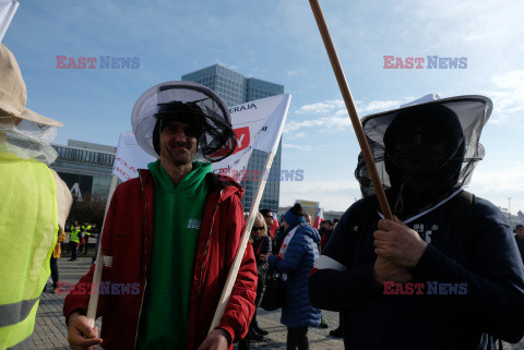 Protest rolników w Warszawie