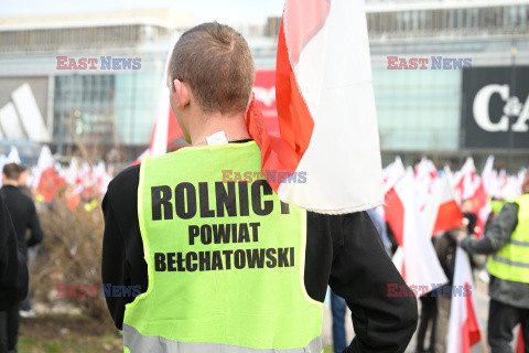 Protest rolników w Warszawie