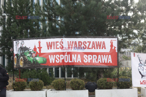 Protest rolników w Warszawie