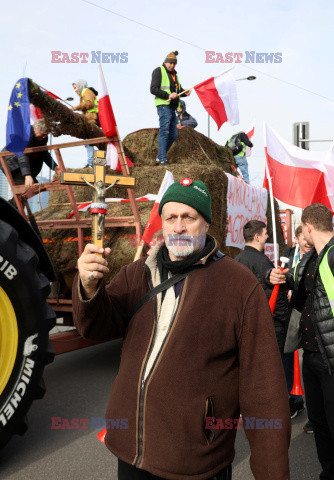 Protest rolników w Warszawie