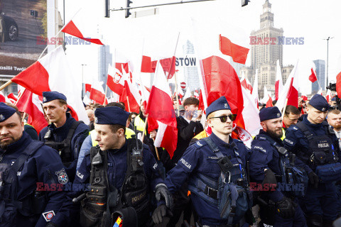 Protest rolników w Warszawie