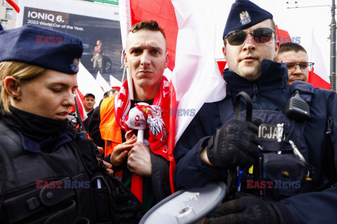 Protest rolników w Warszawie