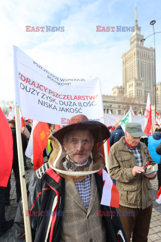 Protest rolników w Warszawie