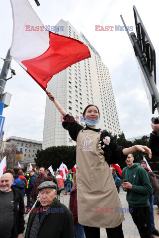 Protest rolników w Warszawie