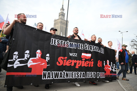 Protest rolników w Warszawie