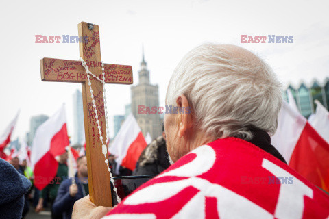 Protest rolników w Warszawie