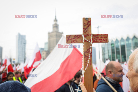 Protest rolników w Warszawie