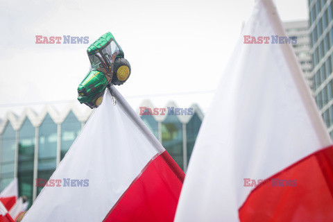 Protest rolników w Warszawie