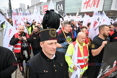 Protest rolników w Warszawie